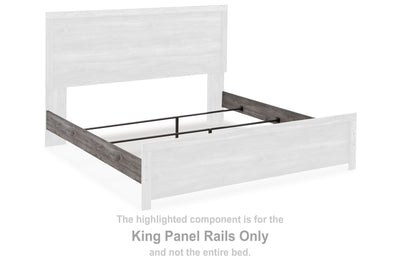 Bronyan - Dark Gray - King Panel Rails