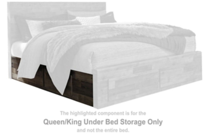 Derekson - Multi Gray - Queen/King Under Bed Storage