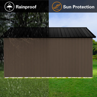 10'x12' Garden Sheds Outdoor Storage Sheds With Window