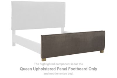 Krystanza - Slate - Queen Uph Panel Footboard