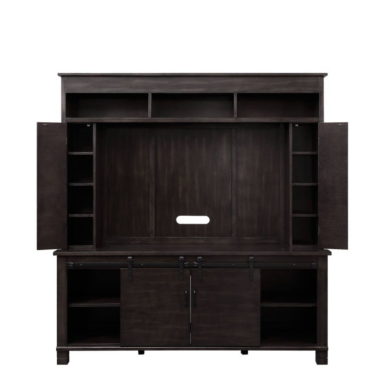 Apison - Entertainment Center - Espresso - Grand Furniture GA