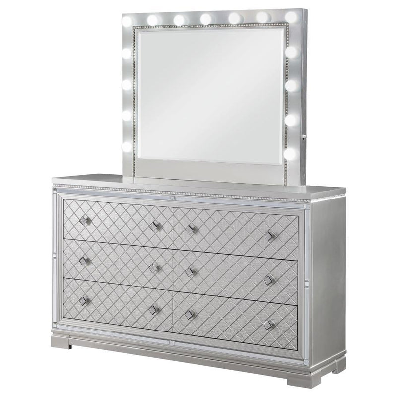 Eleanor - Rectangular 6-drawer Dresser With Mirror