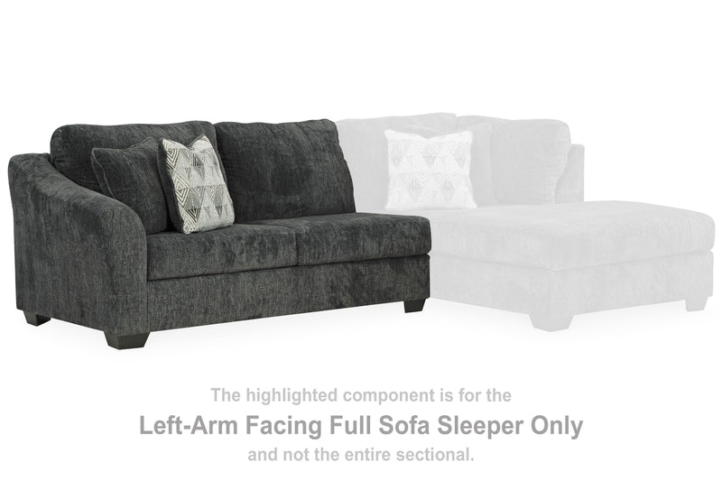 Biddeford - Shadow - Laf Full Sofa Sleeper