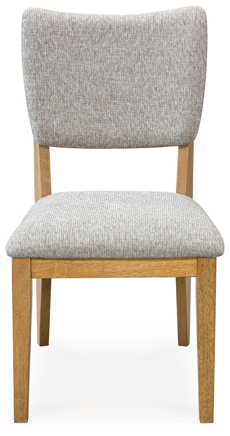 Sherbana - Light Brown - Dining Upholstered Side Chair (Set of 2)