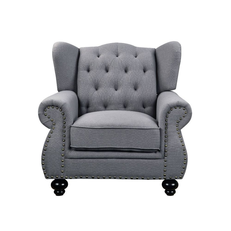 Hannes - Chair - Gray Fabric - Grand Furniture GA