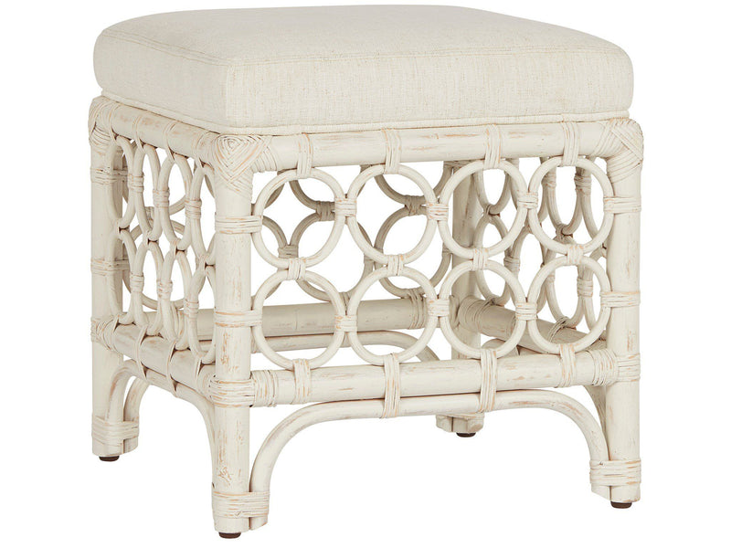 Getaway - Rattan Stool - White