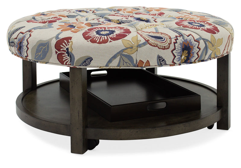 Harlow - Round Tufted Ottoman