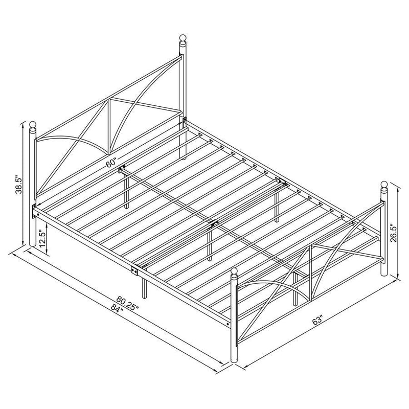 Hart - Metal Open Frame Bed