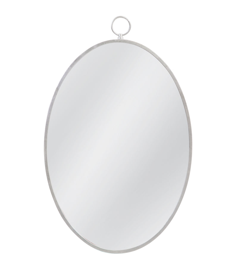 Corran - Wall Mirror - Pearl Silver