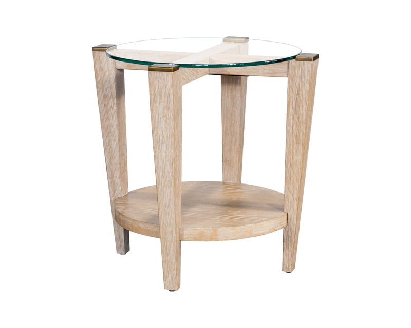 Dunes - End Table - Bleached Oak