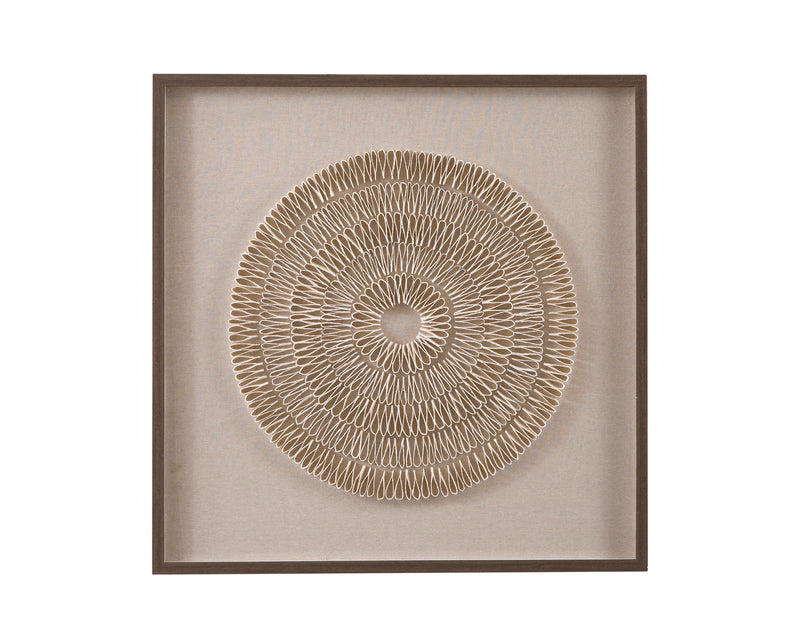 Vesica - Wall Art - Beige