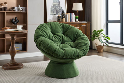 Oversized Swivel Accent Chair, 360 Swivel Barrel Chair, Papasan Chair For Living Room Bedroom