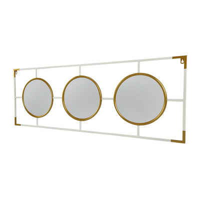 Frame With Mirror - Gold / White