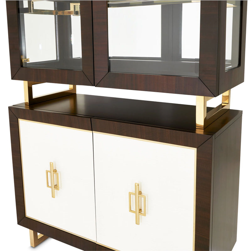 Belmont Place - Display Cabinet - Espresso