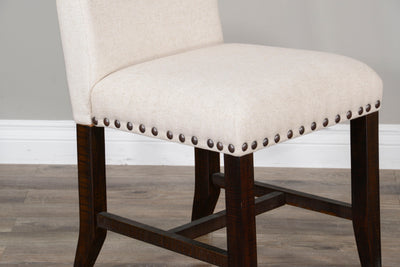 Vivian - Dining Chair - Beige / Dark Brown