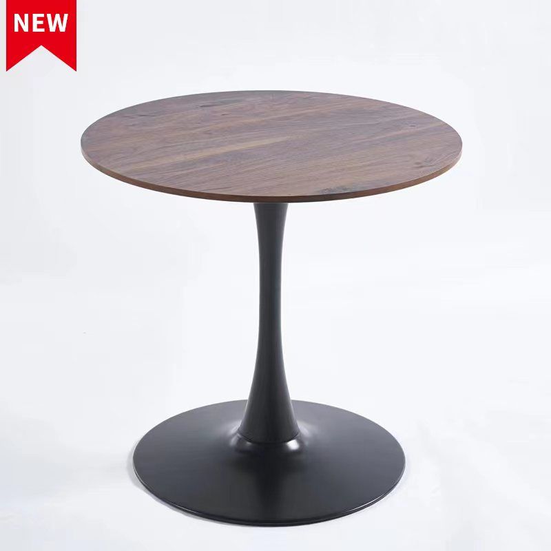 Tulip Table Mid-Century Dining Table With Round MDF Table Top, Pedestal Dining Table, End Table Leisure Coffee Table