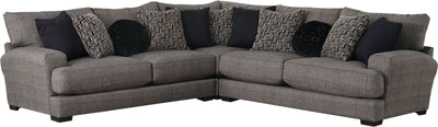 Ava Sectional - LAF Sofa With USB Port - Pepper - 38"