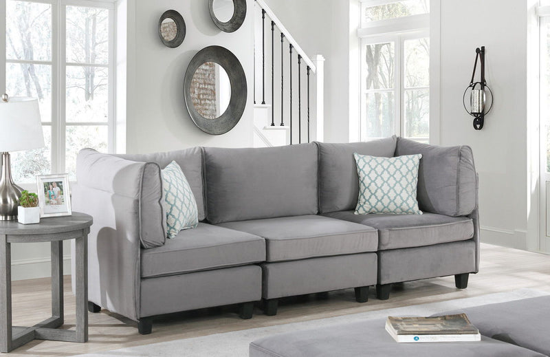 Zelmira - Velvet Sctional Sofa