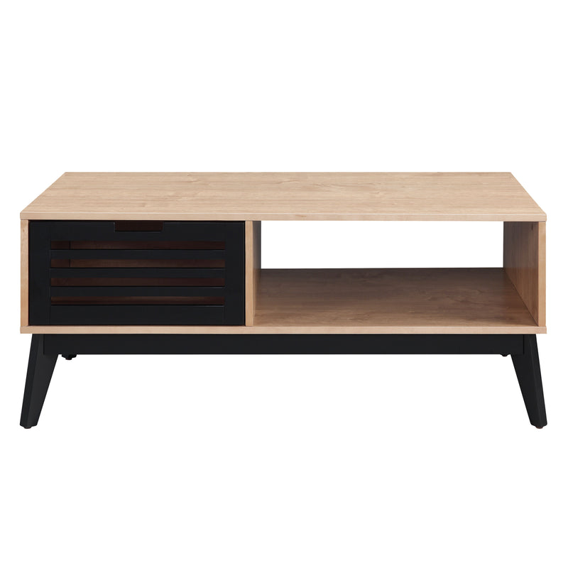 Gamaliel - Coffee Table - Oak & Espresso Finish - Grand Furniture GA