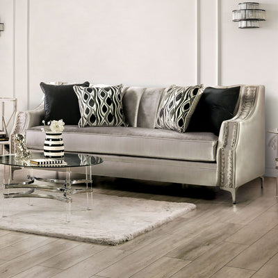 Elicia - Sofa - Silver / Black - Grand Furniture GA