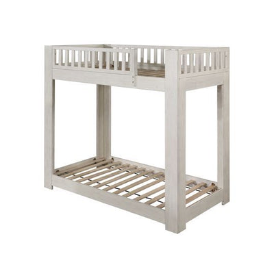 Cedro - Bunk Bed - Weathered White Finish - Grand Furniture GA