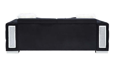 Trislar - Sofa - Black Velvet - Grand Furniture GA