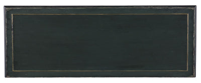 Charleston - Five-Drawer Console Table - Dark Green