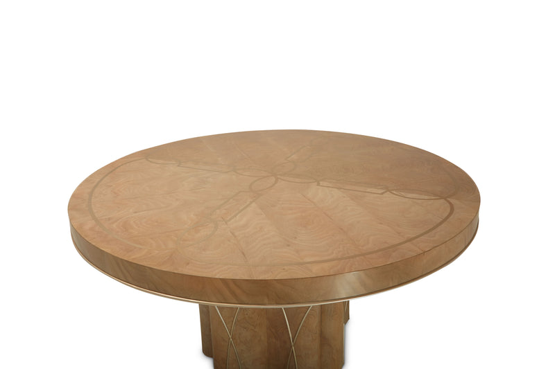 Villa Cherie - Round Dining Table - Caramel