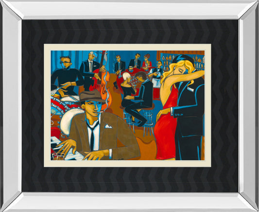 After Hours By Marsha Hammel - Mirror Framed Print Wall Art - Black