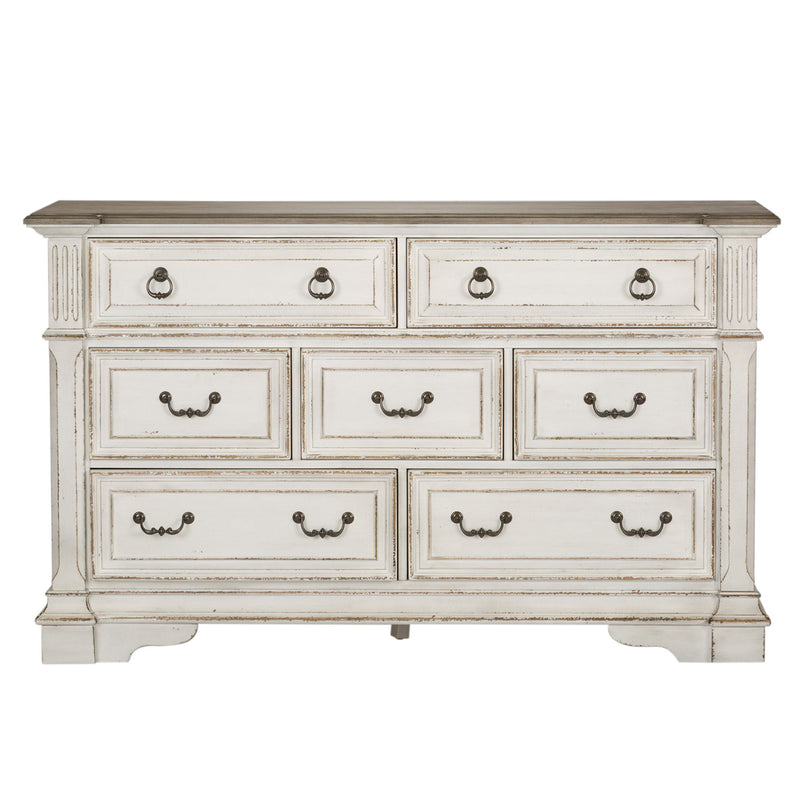 Abbey Park - 7 Drawer Dresser - White