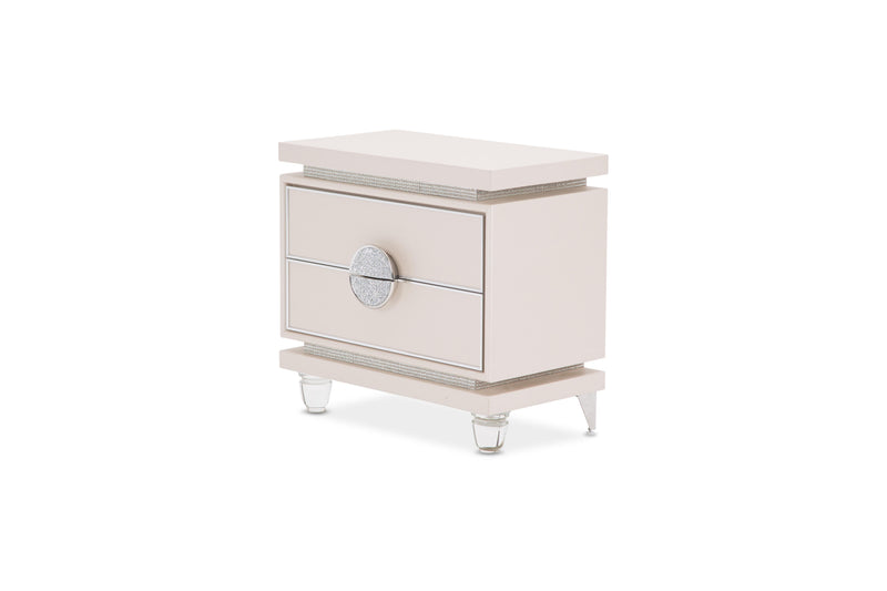 Glimmering Heights - Upholstered Nightstand - Ivory