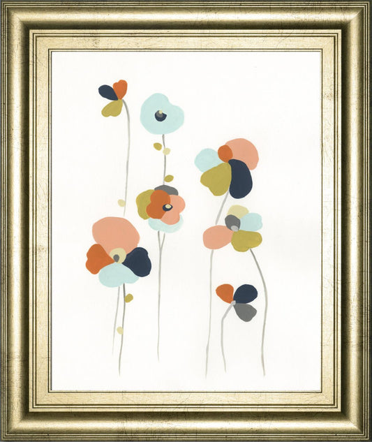 22x26 Modular Bouquet III By June Erica Vess - White