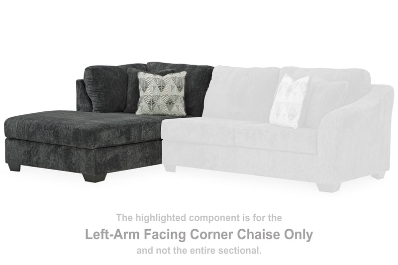 Biddeford - Shadow - Laf Corner Chaise