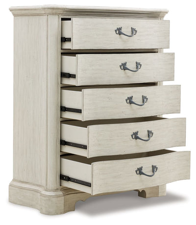 Arlendyne - Antique White - Five Drawer Chest