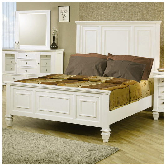 201301 BEDROOM QUEEN BED CHEST AND NIGHT STAND