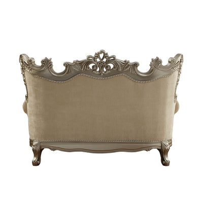 Ranita - Loveseat - Fabric & Champagne - Grand Furniture GA