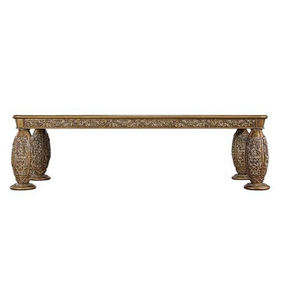 Constantine - Dining Table - Brown & Gold Finish - Grand Furniture GA