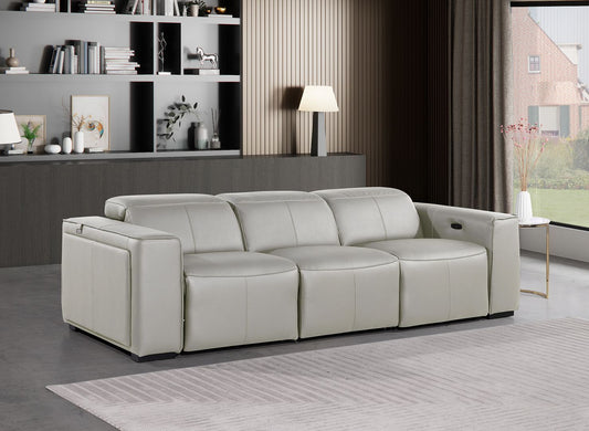 1224 - 3-Piece Modular Power Reclining Sofa In With 2 Power Recliners & Power Headrests