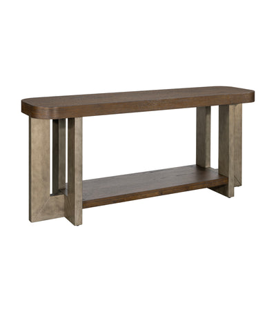 Nova - Console Table - Cerused Charcoal Oak