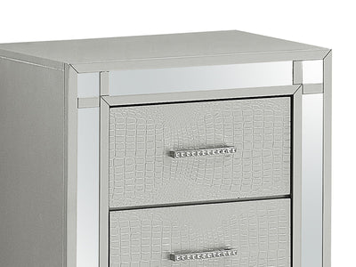 Madison - Nightstand - Silver Champagne