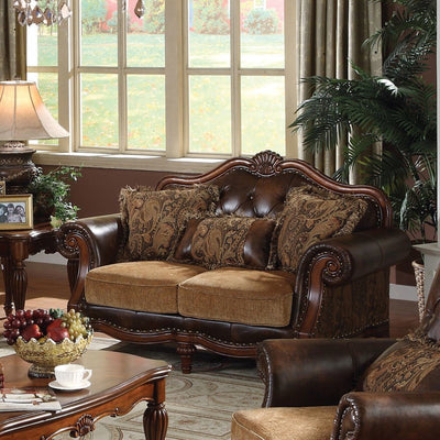 Dreena - Loveseat (With 3 Pillows) - Dark Brown - 70" - Grand Furniture GA