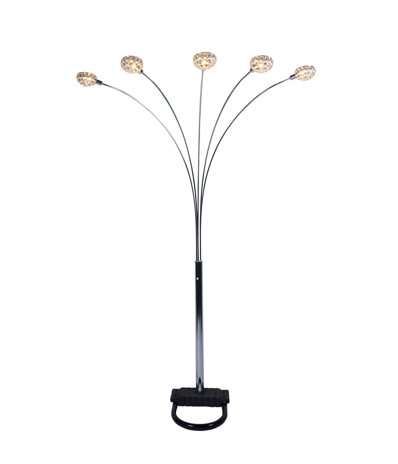 Half Moon Floor Lamp - Black - Grand Furniture GA