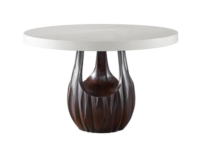 Erinn V x Universal - Carmel Round Dining Table - White