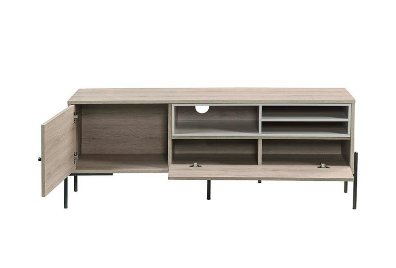 Hattie - TV Stand - Rustic Oak Finish - Grand Furniture GA