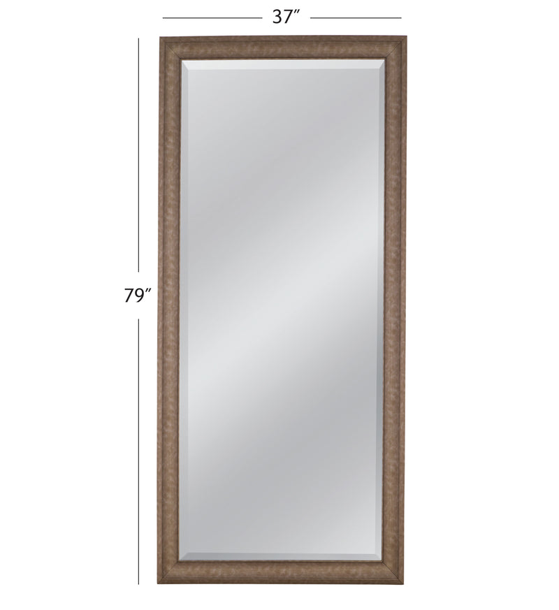 Grinard - Floor Mirror - Pearl Silver