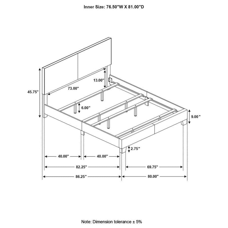 Dorian - Upholstered Bed