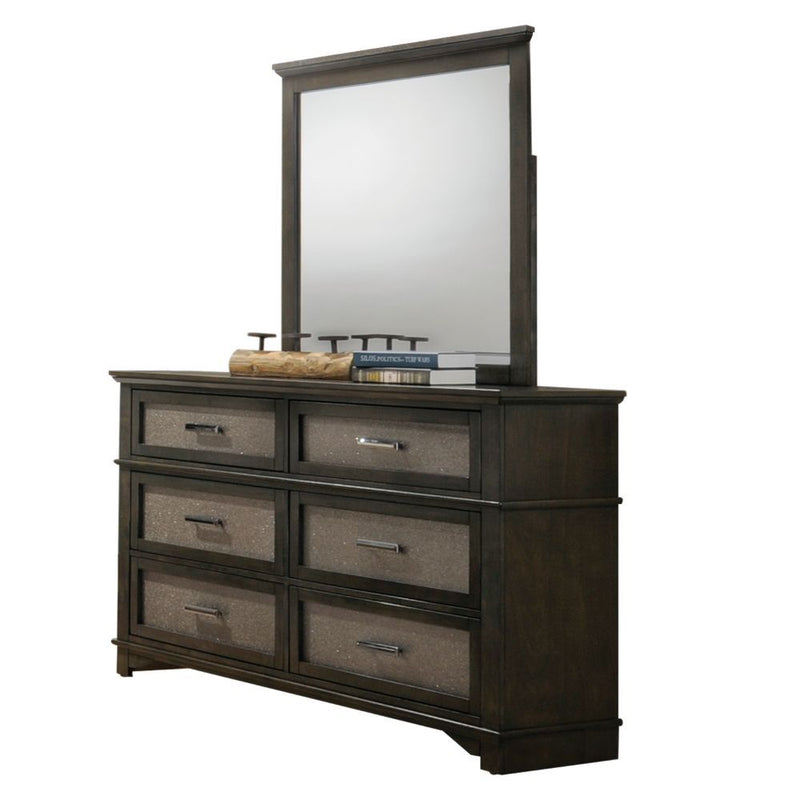 Anatole - Mirror - Dark Walnut - Grand Furniture GA