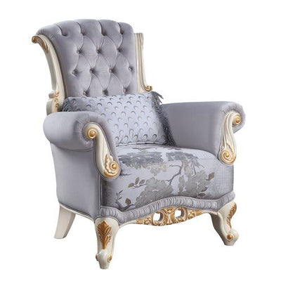 Galelvith - Chair - Gray Fabric - Grand Furniture GA