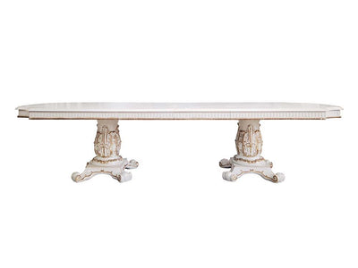 Vendom - Dining Table - Antique Pearl Finish - 30" - Grand Furniture GA