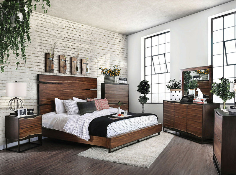 Fulton - Mirror - Dark Oak / Dark Walnut - Grand Furniture GA